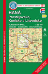 Haná Prostějovsko, Konicko /KČT 51 1:50T Turistická mapa