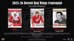 Hokejové karty NHL 2025-26 Upper Deck Detroit Red Wings NHL Centennial Hobby Balíček