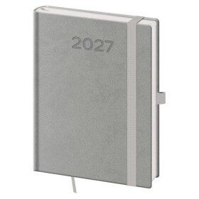 Diář 2027 týdenní B6 Print Pop - šedá