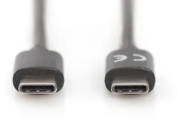 Digitus černá / USB-C kabel / USB-C - USB-C (M/M) / 3 m / 3 A / USB 2.0 (AK-300138-030-S)