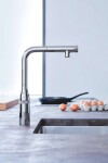 GROHE - Essence SmartControl Dřezová baterie s výsuvnou koncovkou, SmartControl, chrom 31615000