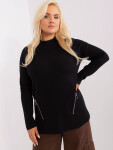 Dámský svetr PM SW PM717.20 černý - FPrice XXL/XXXL
