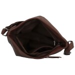 Stylová dámská koženková crossbody kabelka Herta, coffee