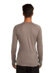 Pánské merino triko s dlouhým rukávem ICEBREAKER Mens 200 ZoneKnit LS Crewe, Porcini velikost: L