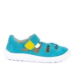 Dívčí barefoot sandály ELASTIC Turquoise Froddo G3150262-15 tyrkysová - 29