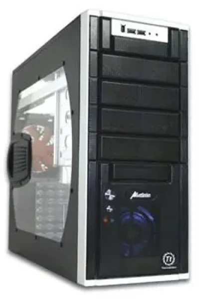 Rozbaleno - THERMALTAKE VD3000BWA Matrix VX / midi tower / USB 2.0 / bez zdroje / ATX / průhledná bočnice / černá / rozbaleno (VD3000BWA.Rozbaleno)
