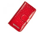 Stylová dámská kožená peněženka Elucio, červená