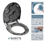 Schütte GREY HEXAGONS| Duroplast, Soft Close 4008431823928