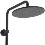 IDEAL STANDARD - Ceratwist T25 Sprchový set bez baterie, průměr 25 cm, hedvábná černá BE206XG