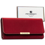 Módní dámská koženková peněženka Peterson Ninel, červená