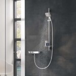 GROHE - Rainshower SmartActive Cube Sada sprchové hlavice 130 9,5 l/min, 3 proudy, tyče 90 cm a hadice, chrom 26587000