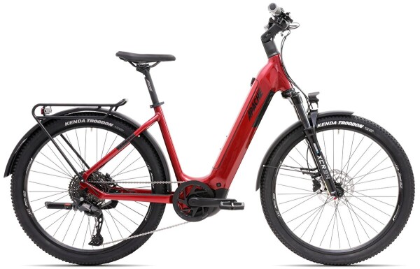 APACHE Rio Grande Bosch CX 800 Wh/22,2 Ah, 27,5" Touring, barva červená, rám M - ZDARMA dopravné, odborná montáž, seřízení a dárkový poukaz na nákup příslušenství! (Záruka nejlepší ceny. Nalezli jste někde lepší cenu? Napište nám a zkusíme ji trumfno...