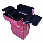 Aptel CA19E Kosmetický kufřík na kolečkách 3v1 61X36X25cm červená