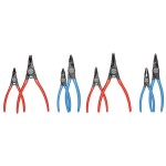 KNIPEX - Kleště precizní, na pojistné kroužky Ø 85-140mm - vnitřní, zahnuté - 305mm, velké opěrné plochy na hrotech (4821J31)