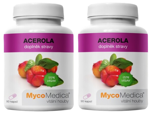 MycoMedica Acerola 2 x 90 kapslí