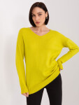 Sweter TO SW model 19040905 limonkowy - FPrice Velikost: jedna velikost