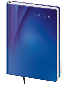 Týdenní diář 2026 Helma A5 - Vario Blue design