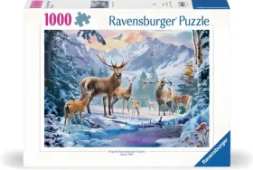 RAVENSBURGER Puzzle Jeleni v zimě
