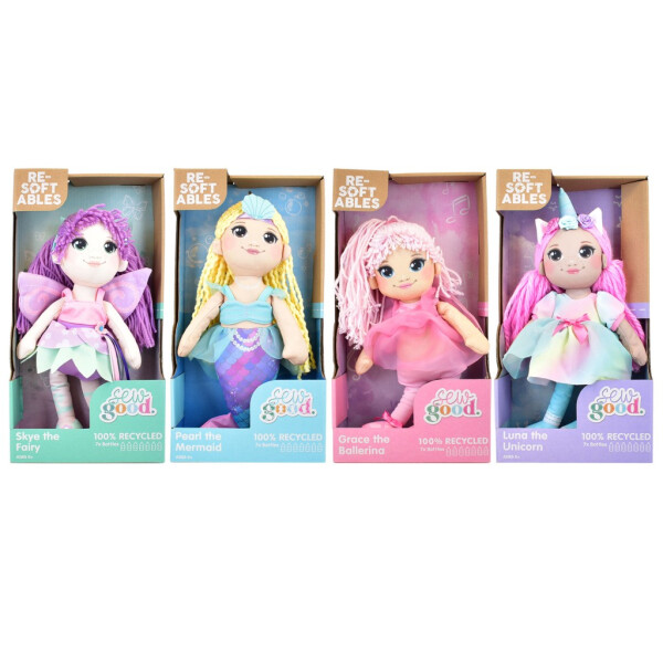 Plyšová panenka 30 cm - Alltoys Grant and Bowman