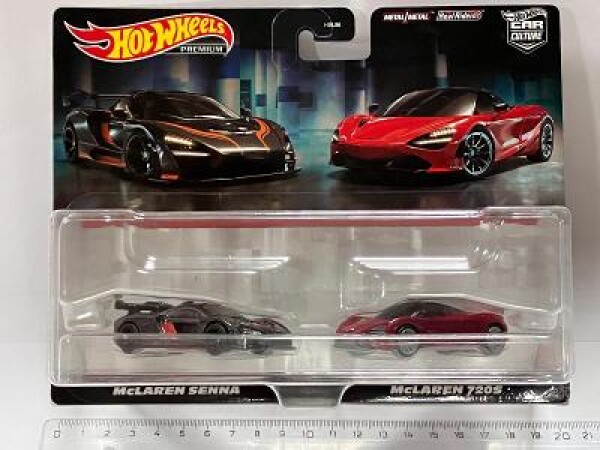 2-pack premium Hot Wheels - McLaren Senna + McLaren 720S