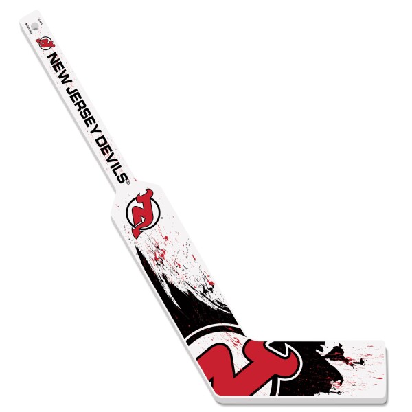 Mustang Brankářská minihokejka New Jersey Devils NHL Splatter