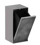 HANSGROHE - XtraStoris Rock Podomítkový odpadkový koš 2,5 l, kartáčovaná ocel 56063800