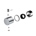 Mereo Regulátor teploty s pojistkou a krytkou kartuše pro termost. podomítkovou baterii CB415TER