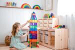 Connetix Connetix Tiles - Magnetická Stavebnice Duhová XL 102 ks