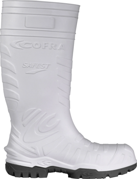 Holínky Cofra SAFEST WHITE S5S CI FO SR Velikost boty: 41, Bílá