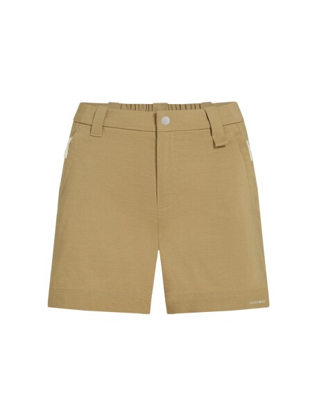 Dámské merino kraťasy ICEBREAKER Wmns Elevation Stretch 5 Shorts, Cumin velikost: 26