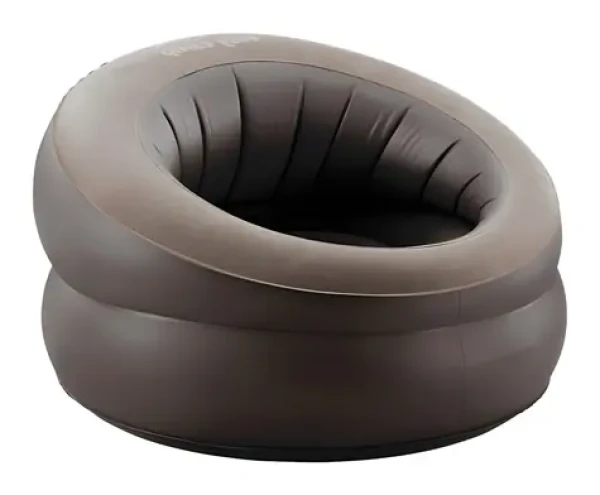 Easy Camp Maple hnědá / Nafukovací křeslo / Nosnost 100 kg / 85 × 85 cm (420070)