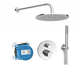 IDEAL STANDARD - CeraTherm Sprchový set s termostatem pod omítku, s tělesem, průměr 30 cm, chrom A7573AA