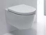 GEBERIT - iCon Závěsné kompaktní WC, Rimfree, s KeraTect, bílá 204070600