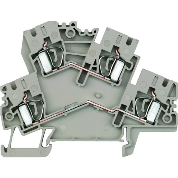 Weidmüller 8670750000-50 dvojitá svorka pružinová svorka Tmavě béžová 50 ks