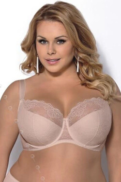 Dámská podprsenka 357 Blanca beige - GORSENIA béžová 100/F