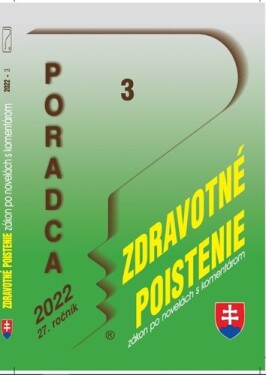 Poradca 3/2022 Zákon zdrav. poistení Zákon po novel. komentárom