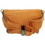 Trendy dámská textilní ledvinka Lena, oranžová