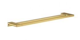 HANSGROHE - AddStoris Držák ručníků dvojitý, délka 65 cm, leštěný vzhled zlata 41743990