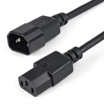 StarTech Napájecí kabel C14 - C13, 1m černá / Napájecí kabel / 250V / 5A (PXT1001M)