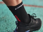 Běžecké kompresní ponožky Compressport Pro Racing Socks v4.0 Run High BLACK/RED Velikost: EU