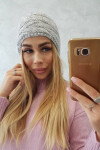 Fleecová čepice Edyta K298 šedá UNI
