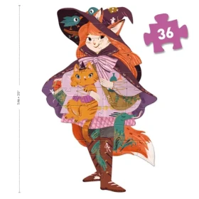 DJECO Obří puzzle Čarodějnice Lily