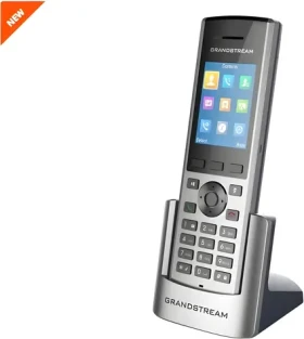 Grandstream DP730 stříbrná-černá / DECT sluchátko / 2,4" barevný displej / 2x SIP účet / Bluetooth / HAC (DP730)