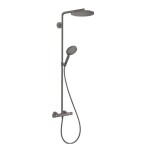 HANSGROHE - Raindance S Sprchový set s termostatem, průměr 24 cm, 3 proudy, EcoSmart, kartáčovaný černý chrom 28823340