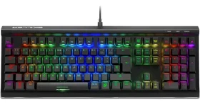 Sharkoon SKILLER SGK60 černá / herní klávesnice / mechanická / drátová / RGB / Kailh Box Brown spinač / DE (4044951033539)