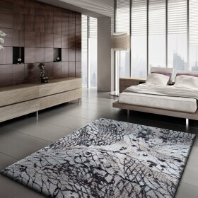 DumDekorace Hnědý koberec s exkluzivním vzorem Šířka: 120 cm | Délka: 170 cm