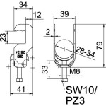 OBO Bettermann 1158357 Poutko třmenu 1 ks