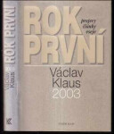 Rok první 2003 (poškozená) - Václav Klaus