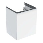 GEBERIT - Acanto Umyvadlová skříňka, 45x42x38 cm, 1 zásuvka, lesklá bílá 503.002.01.1