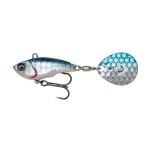 Savage Gear Tail Spinner Fat Tail Spin Sinking Blue Silver - 6,5cm 16g,Savage Gear Tail Spinner Fat Tail Spin Sinking Blue Silver - 6,5cm 16g